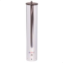 Dispenser Redondo Inox Água 300ML
