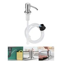 Dispenser Sabao Detergente Liquido Mangueira Embutir Pia Cozinha Banheiro Multiuso Suporte Dosador