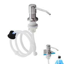 Dispenser Sabao Detergente Sabonete Liquido Mangueira Pia Cozinha Banheiro Embutir Suporte Dosador Higienico Dispenser Sabao Detergente Sabonete Liquido Mangueira Pia Cozinha Banheiro Embutir Suporte Dosador Higienico
