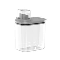 Dispenser Sabão Dosador Flow 1,5l Chumbo Fechado Dispenser Sabão Dosador Flow 1,5l Chumbo Fechado