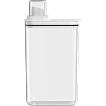 Dispenser Sabão Líquido com Tampa Medidora Flow 2,3L Branco