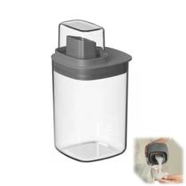 Dispenser Sabão Líquido Dosador 1 Litro Flow Lavanderia Chumbo - DFW300CHF Ou Dispenser Sabão Líquido Dosador 1 Litro Flow Lavanderia Chumbo - DFW300CHF Ou
