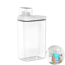 Dispenser Sabão Líquido Dosador 2,3 Litros Lavanderia Natural Branco - Flow DFW200BCF Ou