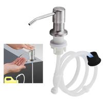 Dispenser Sabao Sabonete Liquido Detergente Mangueira Embutir Pia Banheiro Cozinha Suporte Dosador Multiuso - Ralos e Toneiras Dispenser Sabao Sabonete Liquido Detergente Mangueira Embutir Pia Banheiro Cozinha Suporte Dosador Multiuso - Ralos e Toneiras