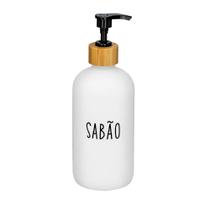Dispenser Sabonete Líquido 500ml Doha Branco Hauskraft Dispenser Sabonete Líquido 500ml Doha Branco Hauskraft
