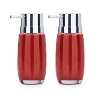 Dispenser Sabonete Líquido Vermelho Bold 210ml 2 peças - Haus Concept 57722/800 - Brinox