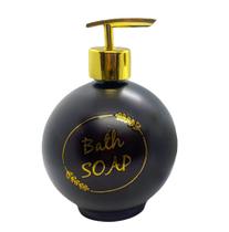 Dispenser Sabonete Líquido Vidro Fosco Linha Plus 550ML Pto