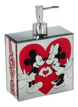 Dispenser Sabonete Mickey E Minnie Love Saboneteira Cod8347