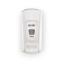 Dispenser saboneteira liq 800ml c/ reserv Branco City NOBRE