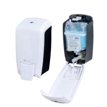 Dispenser Saboneteira Liquída com Válvula Branca e Preta Elisa