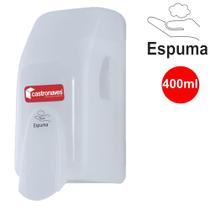 Dispenser (Saboneteira) para Sabonete Espuma 400ml cor Cristal. Compacto, Discreto, Moderno e Econômico. - TRILHA