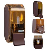 Dispenser Saboneteira Sabonete Líquido E Gel Marrom Dispenser Saboneteira Sabonete Líquido E Gel Marrom