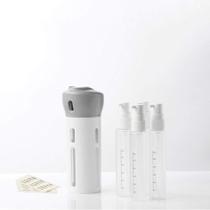 Dispenser Shampoo Sabonete 4 em 1 Mala Viagem Praia Academia Dispenser Shampoo Sabonete 4 em 1 Mala Viagem Praia Academia