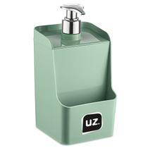 Dispenser Slim Porta Detergente Prático Resistente Reforçado em Polipropileno Organização da Pia Bancada Com Porta Esponja