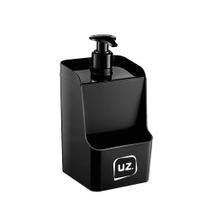 Dispenser Slim Preto de Plástico 500ml UZ Utilidades - UZ445-PR