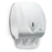 Dispenser suporte porta papel toalha interfolhas toalheiro Premisse Velox banheiro bar branco