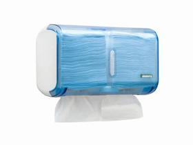 Dispenser Toalheiro Premisse Urban Compacta Glass Azul