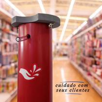Dispenser Totem higienização das mãos com Pedal - JK Totem Dispenser Totem higienização das mãos com Pedal - JK Totem