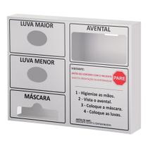 Dispenser Triplo EPI Hospitalar - Ramebel Dispenser Triplo EPI Hospitalar - Ramebel