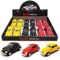 Display 12 Fuscas Coleção Fricção lembrança Festa Infantil