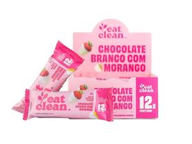 Display 12Un Barra Proteína Choco Branco Morango 45G Eat