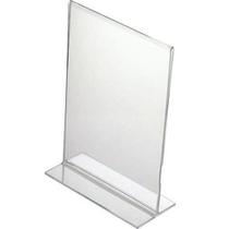Display A4 T Porta Folha Acrílico Balcão Mesa 3 Peças Display A4 T Porta Folha Acrílico Balcão Mesa 3 Peças
