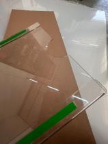 Display A5 (15x21cm) Petg Vertical Folha Folder Escritório 10 pçs