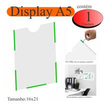 Display a5 expositor folha quadro aviso parede PET VERTICAL Display a5 expositor folha quadro aviso parede PET VERTICAL