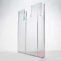 Display A5 Porta Folha Parede Prontuário Acrílico 5 Peças