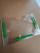 Display A6 (15x10cm) Petg Horizontal Folha Folder Escritório 1pç