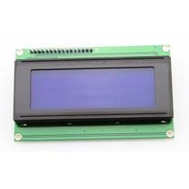 Display azul 20x4 com i2c soldado