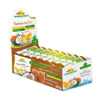 Display Bananada Bananinha Natural Zero Açúcar com Coco - Naturafruti - 24 Unidades de 25 g