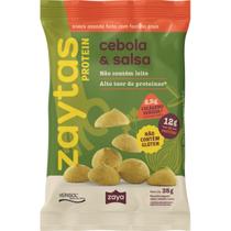 Display biscoito zaya protein cebola e salsa 12 un 35gr