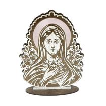 Display com Base Nossa Senhora Mod3 16cm Madeira Mdf Display com Base Nossa Senhora Mod3 16cm Madeira Mdf
