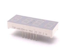 Display de 7 Segmentos com 4 Dígitos TOF4403DH Display de 7 Segmentos com 4 Dígitos TOF4403DH