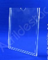 Display de acrilico Cristal Porta Folheto Quadro de Aviso A3 - Linha Destac