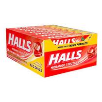 Display De Bala Halls Morango com 21 pacotes - Adms