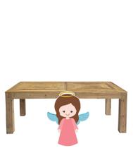 Display De Chão Totem Batizado Anjinho Menina Display De Chão Totem Batizado Anjinho Menina