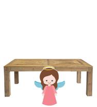 Display De Chão Totem Batizado Anjinho Menina Display De Chão Totem Batizado Anjinho Menina