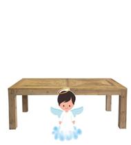 Display De Chão Totem Batizado Anjinho Menino Display De Chão Totem Batizado Anjinho Menino