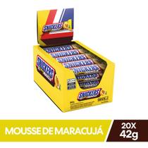 Display de Chocolate Snickers Mousse de Maracujá 20x42g - Snickers Display de Chocolate Snickers Mousse de Maracujá 20x42g - Snickers