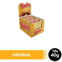 Display de Chocolate Twix Original 18x40g - Twix Display de Chocolate Twix Original 18x40g - Twix