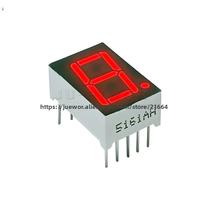 Display De Dígito LED Vermelho De 7 Segmentos 0,56 Polegadas 10 Pinos 1 Bit 10 Peças Anodo Comum