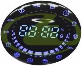 Display de led azul redondo para placa de interface do microondas philco pme31