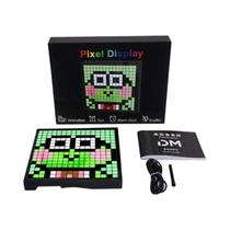 Display De Matriz De Pixels LED RGB Inteligente DIY Com Controle Por Aplicativo Bluetooth Para Display De Matriz De Pixels LED RGB Inteligente DIY Com Controle Por Aplicativo Bluetooth Para