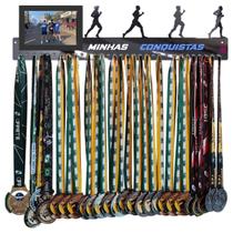 Display de Medalhas Corrida Rua Masculino Porta retrato