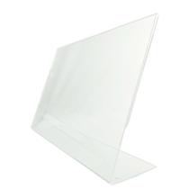 Display de mesa em acrilico A4 Horizontal em L com 10 unidades