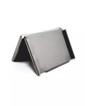 Display de Mesa em Inox 6x4cm Tipo V Invertido - 310