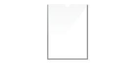 Display De Parede Acrílico A4 Porta Folha - Cristal