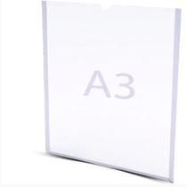 Display De Parede Em Acrílico A3 Vertical